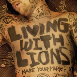 新专辑《与狮子一起生活》的封面