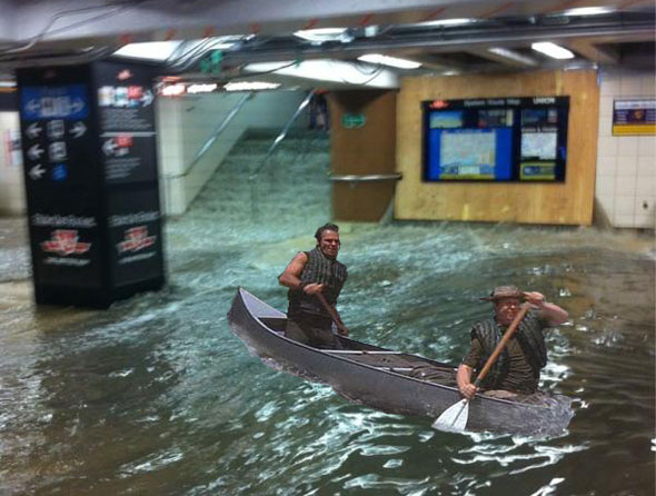 联合车站洪水模因解救