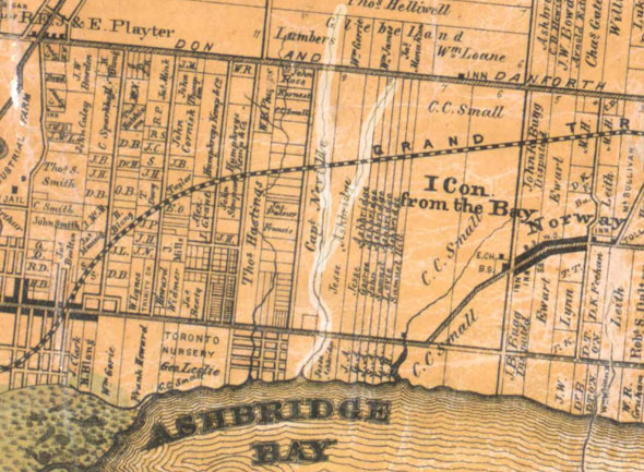 多伦多ashbridge地图
