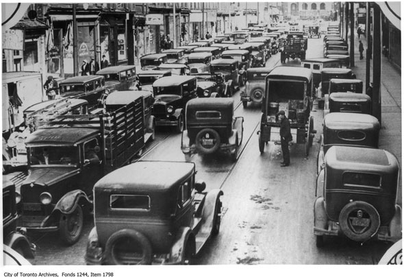 多伦多的交通堵塞