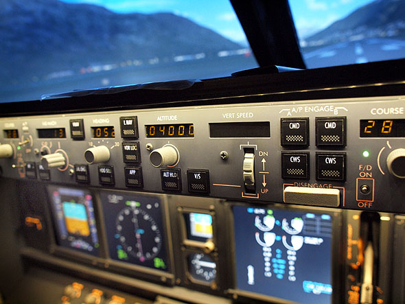 Threshold航空公司飞行模拟器的细节
