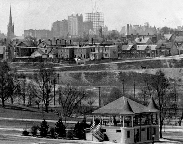1914年，Riverdale公园的天际线
